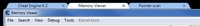 WindowTabs eg2.jpg (15.39 KiB) Viewed 2610 times Sub windows of Cheat Engine automatically grouped together. It's a bit buggy though. I sometimes have to attach them manually.