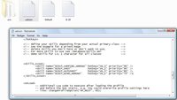 and there is the profile script, i have  triple chek if the name is the right.